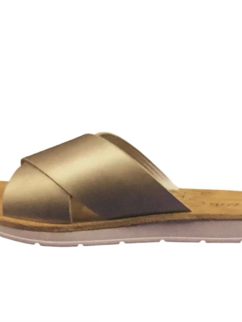 Izod Ladies Alyssa Gold Strap Sandal